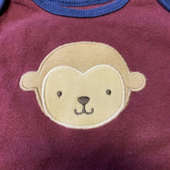 Carter’s | 3/$15 Baby Boy Monkey Long Sleeve Shirt - Picture 3 of 3